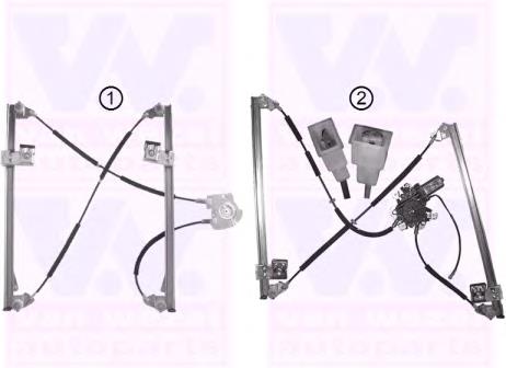 3080262 VAN Wezel mecanismo de elevalunas, puerta delantera derecha