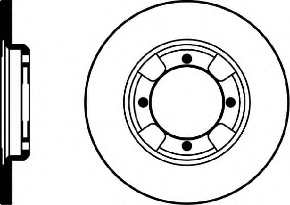 92034600 Textar freno de disco delantero