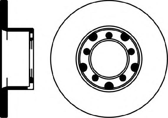 93012400 Textar freno de disco delantero