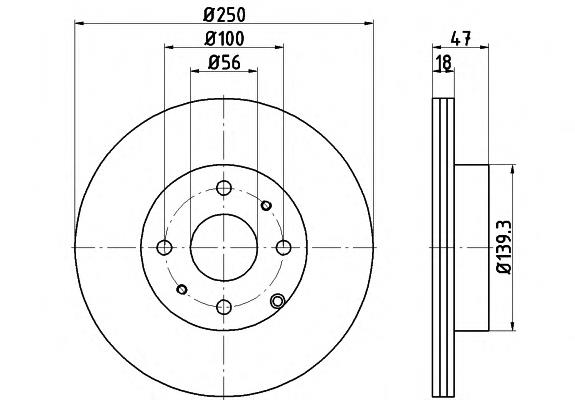 92184603 Textar freno de disco delantero