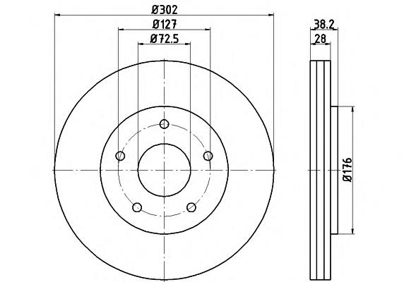 92181503 Textar freno de disco delantero