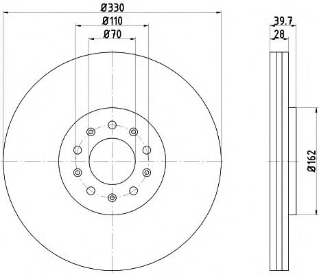 92220900 Textar freno de disco delantero