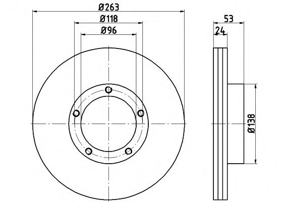 92174603 Textar freno de disco delantero