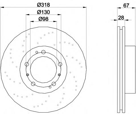 92099900 Textar freno de disco delantero