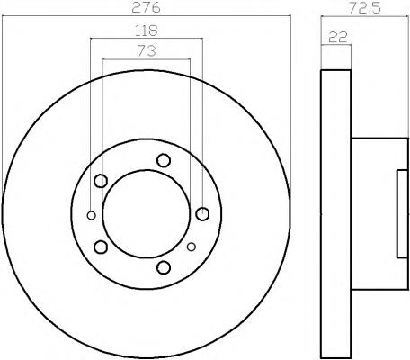 93104600 Textar freno de disco delantero