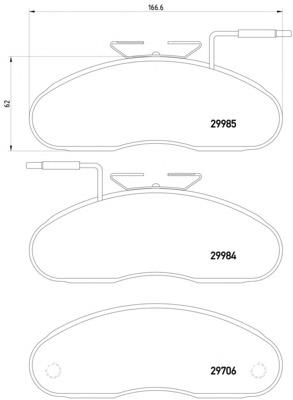 2998501 Textar pastillas de freno delanteras