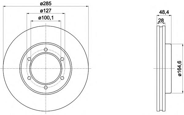 92238100 Textar freno de disco delantero