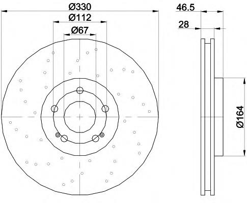 92119800 Textar freno de disco delantero