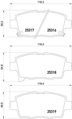 2531601 Textar pastillas de freno delanteras