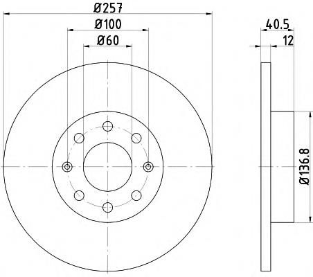 92164603 Textar freno de disco delantero