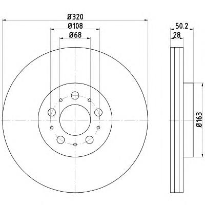 92178203 Textar freno de disco delantero