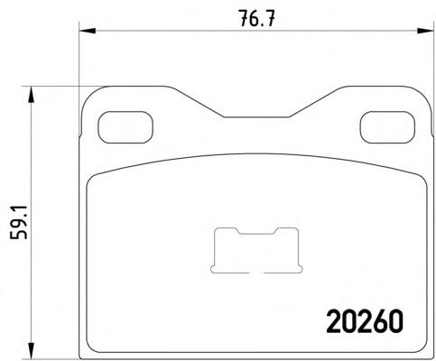 2026003 Textar pastillas de freno delanteras