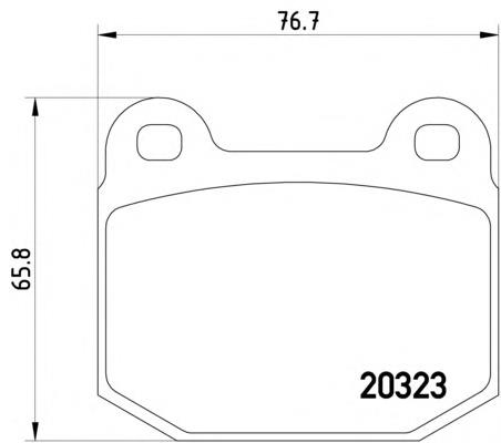 2032303 Textar pastillas de freno delanteras