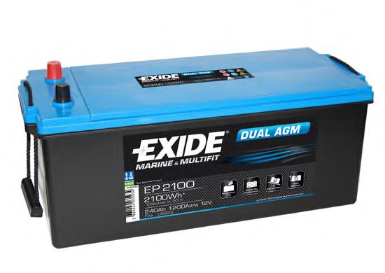 EP2100 Exide batería de arranque