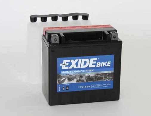 YTX14BS Exide batería de arranque