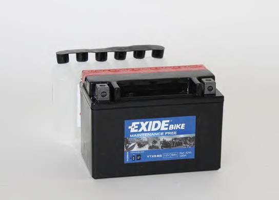 YTX9BS Exide batería de arranque