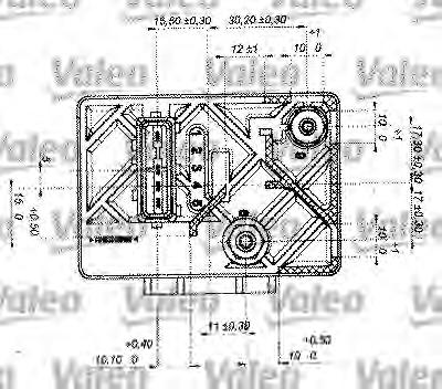 245622 VALEO relé de bujía de precalentamiento