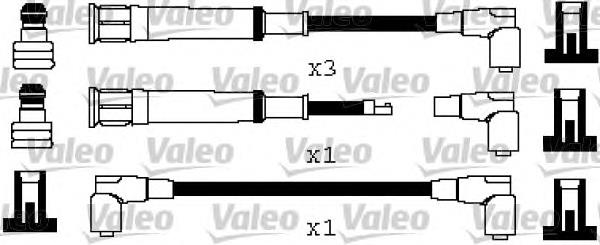 346378 VALEO juego de cables de encendido