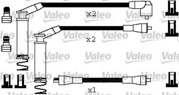 346404 VALEO juego de cables de encendido