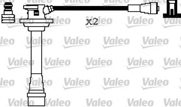 346187 VALEO juego de cables de encendido