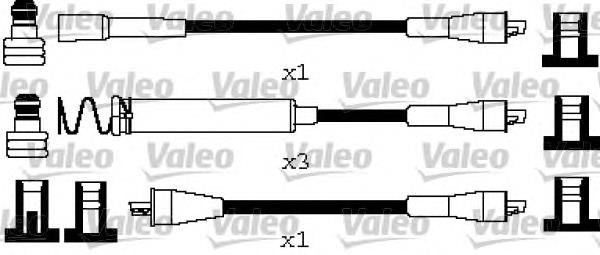 346668 VALEO juego de cables de encendido