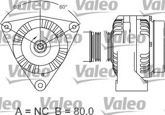 437482 VALEO alternador