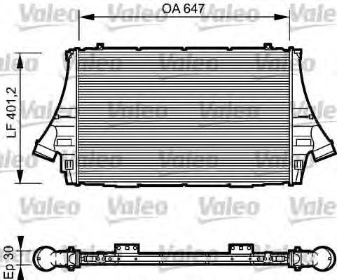 817998 VALEO radiador de aire de admisión