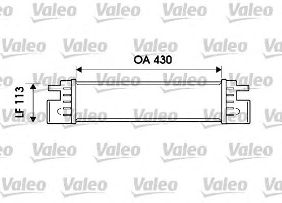 817903 VALEO radiador de aire de admisión