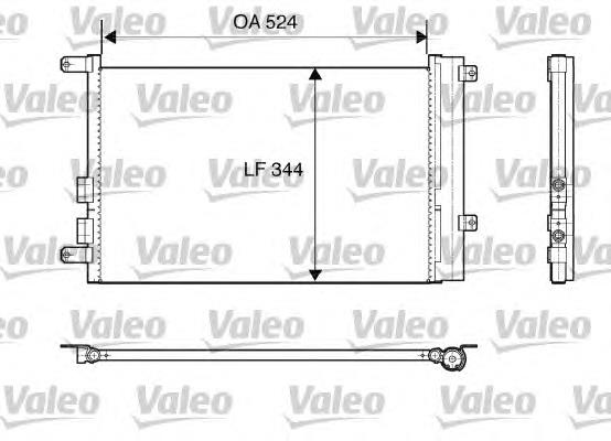 817818 VALEO condensador aire acondicionado