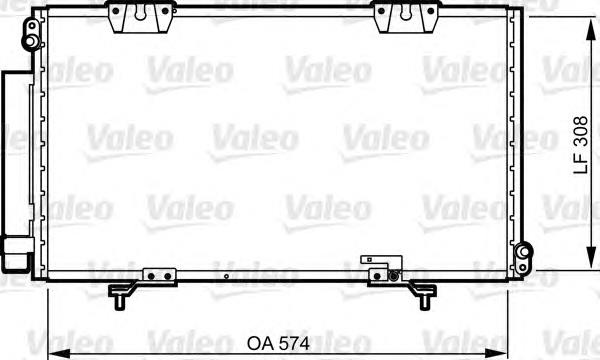 817803 VALEO condensador aire acondicionado