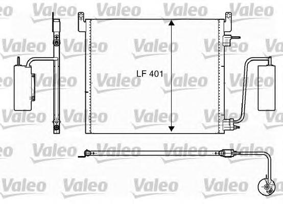 817853 VALEO condensador aire acondicionado