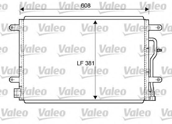 818190 VALEO condensador aire acondicionado