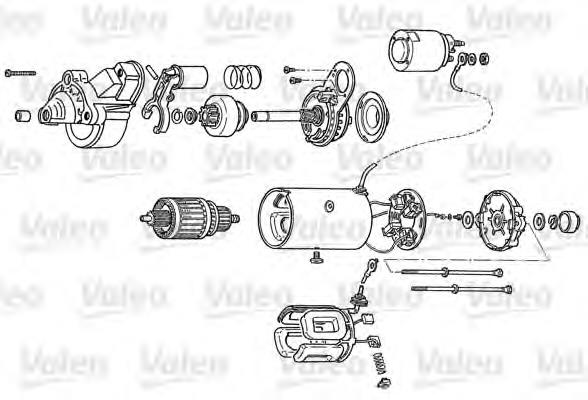 D7R8 VALEO motor de arranque