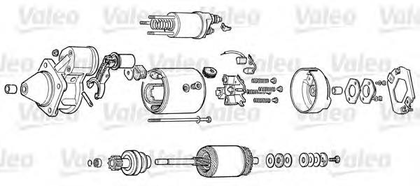 D9E851 VALEO motor de arranque