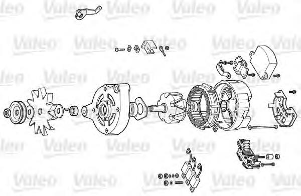 Alternador 510823 VALEO