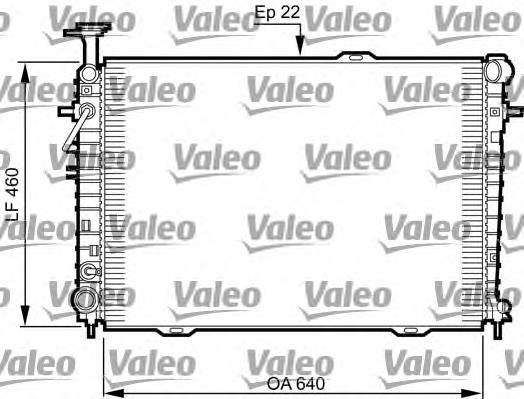 735542 VALEO radiador refrigeración del motor