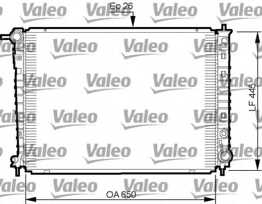 735512 VALEO radiador refrigeración del motor