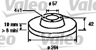 186855 VALEO disco de freno trasero