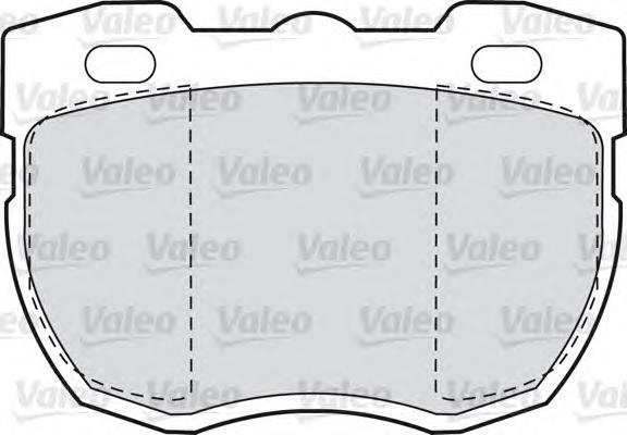 598498 VALEO pastillas de freno delanteras