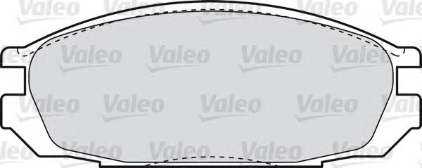 598851 VALEO pastillas de freno traseras