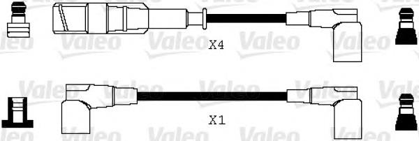 346070 VALEO juego de cables de encendido