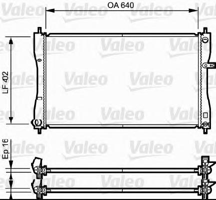 5241083K Polcar radiador refrigeración del motor