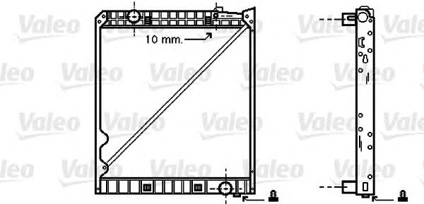 733419 VALEO radiador refrigeración del motor