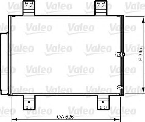 814206 VALEO condensador aire acondicionado