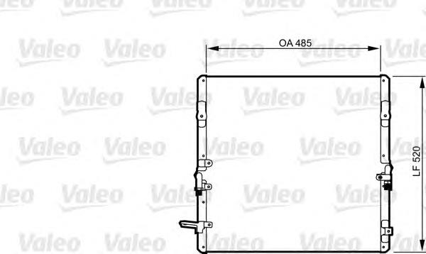 814280 VALEO condensador aire acondicionado