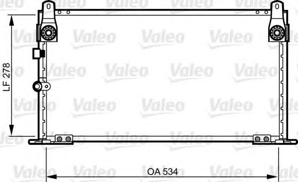 814269 VALEO condensador aire acondicionado