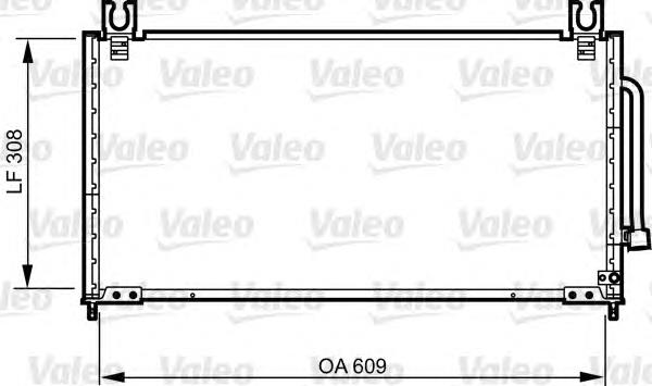 814257 VALEO condensador aire acondicionado