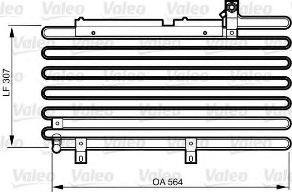 814295 VALEO condensador aire acondicionado