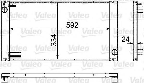 735481 VALEO radiador refrigeración del motor