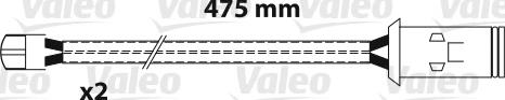 882333 VALEO contacto de aviso, desgaste de los frenos